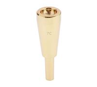 Silver/Gold Finish Trumpet Mouthpiece 7C for Rich Sound - Copper Material - Fits Most Standard Trumpets - Great for Intermediate to Advanced Players - Golden