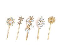 Silver/Gold Hair Clip For Girls Hair Barrettes For Teens Rhinestone Multi-type Hot Girls Word Hair Pin