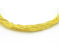 Silver/Gold/Rose Gold Plated Non Tarnish Beading Jewellery Wire 0.3mm, 0.4mm, 0.5mm, 0.6mm, 0.8mm, 1mm (BRIGHT GOLD 0.6MM (7.5M))