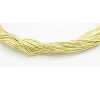 Silver/Gold/Rose Gold Plated Non Tarnish Beading Jewellery Wire 0.3mm, 0.4mm, 0.5mm, 0.6mm, 0.8mm, 1mm (LIGHT GOLD 1MM (2.5M))