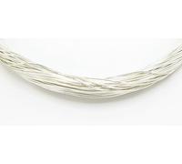 Silver/Gold/Rose Gold Plated Non Tarnish Beading Jewellery Wire 0.3mm, 0.4mm, 0.5mm, 0.6mm, 0.8mm, 1mm (SILVER 0.6MM (5M))