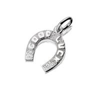 Silver Good Luck Horseshoe Charm - J9268