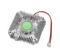 Silver GPU Cooler - Video Card Heatsink, Quiet Cooling System | Compact Desktop Computer Hardware Temperature Reducer, Advanced Space Saving Thermal Management Equipment Part For PC Workflows
