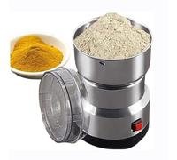 Silver,Grain Mill Grinder, Electric Mill Stainless Steel Grain Grinder Fit for Kitchenaid Non-Oily Dry Grain Corn, Coffee Bean, Buckwheat, Oats, Millet, Wheat