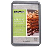 (Silver Granite) - CasaWare Ceramic Coated NonStick Cookie/Jelly Roll Pan 28cm x 43cm (Silver Granite)