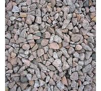 Silver Granite Decorative Stones Chippings Peacock Turfscape Gravels Aggregates For Driveway Paths Garden Maxi Bag 23Kg