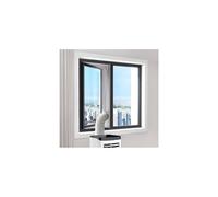 ( Silver Gray 3M) 4M Airlock Portable AC Window Seal Kit For Mobile Air Conditioner silver grey