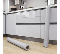 Silver-Gray Adhesive Back Plastic roll 45cmX300cm, Glossy Glitter Effect, self-Adhesive Wallpaper Peel and Adhesive Contact Paper, Vinyl Film, Kitchen countertop Waterproof Furniture Stickers