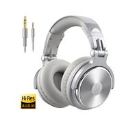 (Silver-Gray) Oneodio Over Ear Headphones Hifi Studio DJ Headphone Wired Monitor Music
