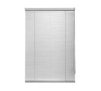 Silver Grey Aluminium Venetian Blinds Room Darkening Shutter Curtains for Home Office & Kitchen Metal Blackout Shades Privacy Treatment (W115cm×H260cm)