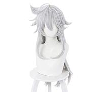 Silver Grey Genshin Impact Razor Cosplay Wig for Men Women Halloween Xmas Costume Cosplay Anime Wig Coser