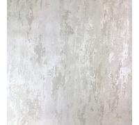 Silver Grey Wallpaper Industrial Distressed Glitter Metallic Geometric Shiny