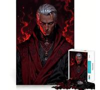 Silver Haired Vampire Lord 1000 Pieces Jigsaw Puzzles for Teenagers Logic Ability Toy Light Relax Accurate Cut Classic Gift 38x52cm
