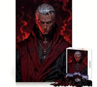 Silver Haired Vampire Lord 1000 Pieces Jigsaw Puzzles for Teenagers Logic Ability Toy Light Relax Accurate Cut Classic Gift 38x52cm