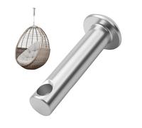 Silver Hammock Pin Plugs Heavy Duty Hammock Chair Hanging Kit Ultimate Top Hanging Kit Accessories for Basket Egg Chairs Plugs and Porch Swings