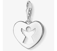 Thomas Sabo Women Charm Pendant Guardian Angel Heart Charm Club 925 Sterling Silver 0869-001-12