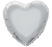 Silver Heart Foil Balloon Wedding Engagement Party Decoration