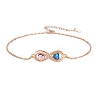 Silver heart-Shaped butterfly shaped ankle chain Valentine's Day gift for women to give to girlfriends,Lovers, Mothers, Birthday accessories (A)