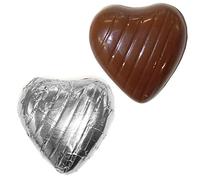 Silver Hearts, Silver Foil Wrapped Hearts | Bags 500g | Approximately 80 Hearts | Mini Hearts | Silver Wedding Favours