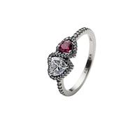 Silver Hearts Zirconia Ring - female - Pandora - Rings - Gray - 58 MM - Accessories 58 MM