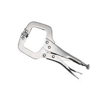 Silver high Carbon Steel C clamp, 1-8 Pcs Carbon Steel 6.5 Inch C-Shaped Clamp for Woodworking Welding(5)