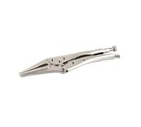 Silver high Carbon Steel C clamp, 10 Inch Adjustable Vise Grip Locking Pliers Set Pack of 6 Multifunction Welding Clamps(Needle Nose)