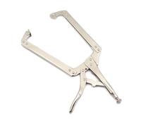 Silver high Carbon Steel C clamp, 18 Inches Locking Pliers C Clamp Vise Grip for Welding Woodworking