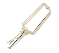 Silver high Carbon Steel C clamp, 18" Steel Locking C Clamp Vise Grip Pliers for Welding Woodworking