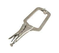 Silver high Carbon Steel C clamp, 9 Inches Steel C Clamp Vise Grip Locking Welding Pliers for Woodworking and Welding