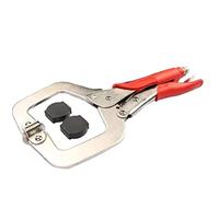 Silver high Carbon Steel C clamp, Woodworking and Welding C Clamp Plier Vise Grip Locking Carbon Steel 11 inch Silver