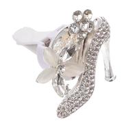 Silver High Heel Car Vent Aromatherapy Clip Ornament