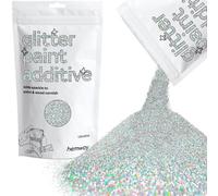 Silver Holographic Glitter Paint Additive 100g for Adding Sparkle to Paints & Varnish | Paint Walls Sparkly Add to Emulsion, Acrylic or Lacquer Indoor | Hemway