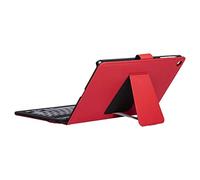 Silver HT Bluetooth Keyboard Case for Samsung Galaxy Tab A8 2022 10.5 Tablet Red