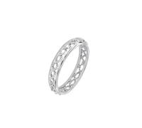 Silver Infinity Twist Ring by Dew - Size M - Sterling Silver