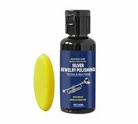 Silver Instrument Polishing Paste 30ml with Cleaning Sponge - Premium Tarnish & Scratch Remover Cream | All-Metal Care for Saxophone, Clarinet, Silverware, Jewelry, Rings & Watches