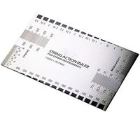 Silver International Measurement Standard String Action Ruler Gauge Guitar Luthier Tool Useful, Guitar Bass Accessories, Instrument Accessories
