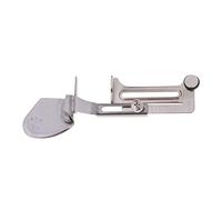 Silver Iron Sewing Machine Single Fold Tape Binder Binding Attachment Size 4 5/16 Scale