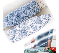 Silver Ironing Board Cover and Pad Replacement Ironing Board Cover 12x36 12x38 14x43 15x48in Iron Board Cover Standard Size, Elastic Edge Easy Fit