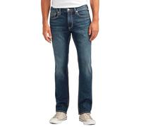 Silver Jeans Co. Men's Allan Slim Fit Straight Leg Jeans, Dark Wash, 33W x 34L