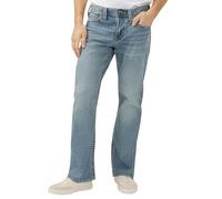 Silver Jeans Co. Men's Craig Easy Fit Bootcut Jean, Light Marble Indigo, 34W x 30L