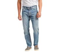 Silver Jeans Co. Men's Eddie Athletic Fit Tapered Leg Jeans, Medium Indigo, 40W x 34L