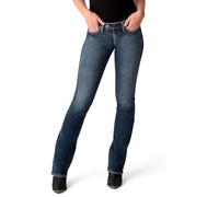 Silver Jeans Co. Women's Tuesday Low Rise Slim Bootcut Jeans, Dark Wash Egx357, 33W x 31L