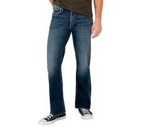 Silver Jeans Men's Craig Easy Fit Bootcut Jeans, Deep Dark Rinse, 33W 30L UK