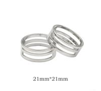 Silver Jump Ring Opener Tool, 17-19mm ID Alloy Finger Helper, for Jewelry | Jump Ring Opener Tool, Jewelry Making Pliers, Split Ring Helper, DIY Necklace Repair, Bracelet Clasp Tool(21MM)
