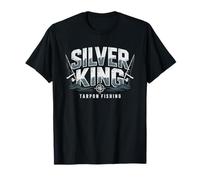 Silver King Tarpon Saltwater Flats Fishing Identity Pride T-Shirt