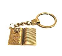 Silver Knight Antique Gold Tone Death Note Inspired Anime Manga Keychain Japanese Comics Keyring Cosplay Bag Charm,Bronze,80mm