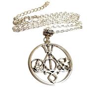 Silver Knight Multifandom Necklace Five Percy Jackson Saga, Divergent, Mortal Instruments, Film Fan, Fantasy, Science Fiction. Jewelry Cosplay