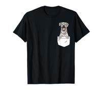 Silver Labrador Retriever In Pocket Silver Lab T-Shirt