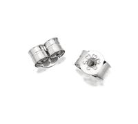 Silver Large Earring Butterfly Backs - 5mm - S3055