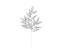Silver Large Glitter Tip Christmas Tree Spray, 63cm Decorative Pick | Silver glitter tip spray, 63cm decorative Christmas tree pick for wreaths, garlands and festive arrangements